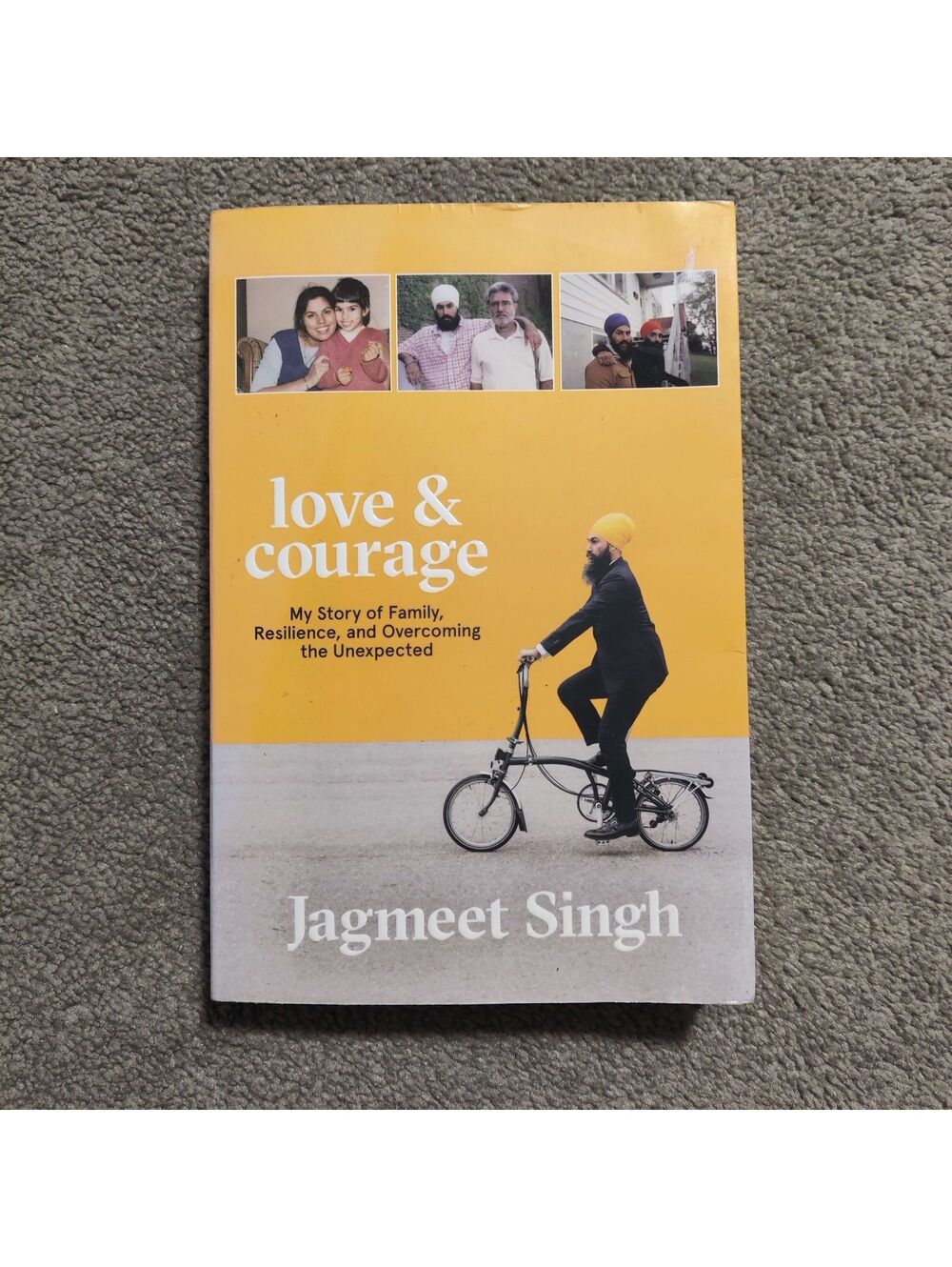Love & Courage by Jagmeet Singh Paperback Memoir Canadian Politics Biography